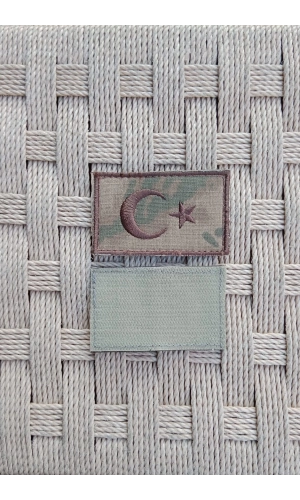 Jandarma Kamuflaj Renkli Nakis islemeli Arma Patch Bayrak Pec