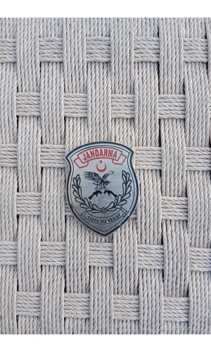 jandarma ozel harekat amblemli ozel tasarim gri renkli cuzdan rozeti