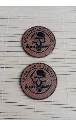 kacma yorgun oleceksin 3d tpu termoplastik gogus arma patch pec
