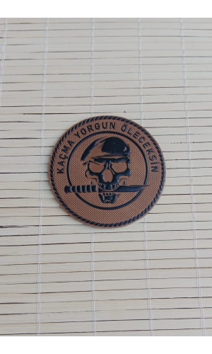 kacma yorgun oleceksin 3d tpu termoplastik gogus arma pec patch
