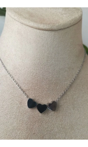 kalpler tasarim ince silver zincirli gumus renkli kaliteli paslanmaz celik kolye stainless stell