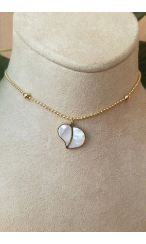 kalpli tasarim ince gold top zincirli altin renkli ay tasli kaliteli paslanmaz celik kolye stainless stell