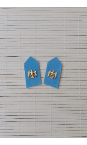 kara havacilik gok mavisi kumas astsubay harici yaka spoleti