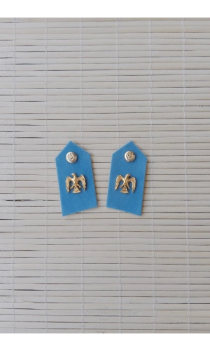 kara havacilik gok mavisi kumas subay yaka spoleti