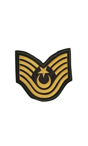 Kara Kuvvetleri Astsubay Kidemli Ustcavus Dahili ve Harici Haki Bez Nakis Kol Rutbe