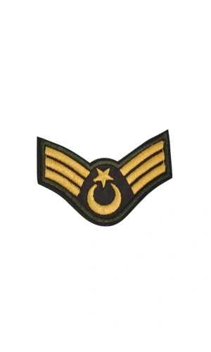 Kara Kuvvetleri Astsubay Kidemlicavus Dahili ve Harici Haki Bez Nakis Kol Rutbe