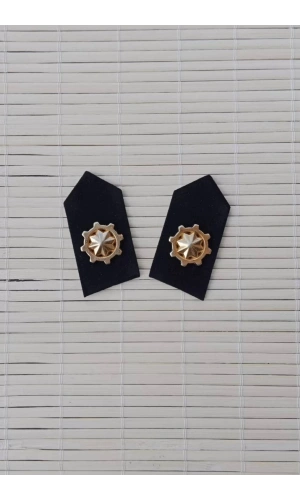 kara kuvvetleri baruti siyah kumas bakim astsubay harici yaka spoleti