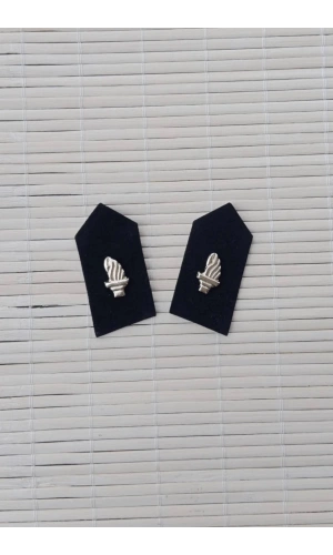 kara kuvvetleri baruti siyah kumas personel astsubay harici yaka spoleti