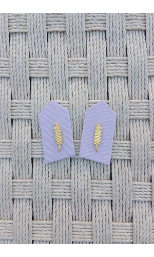 Kara Kuvvetleri Eflatun Kumas ikmal Astsubay Harici Yaka Spoleti