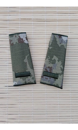 Kara Kuvvetleri Kamuflaj Renkli Astegmen Omuzluk Apolet Rutbe