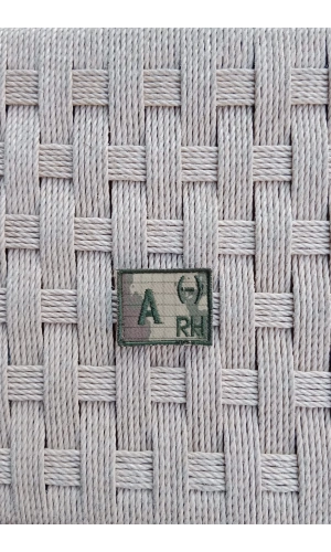 kara kuvvetleri kamuflaj renkli nakis islemeli A rh - mini kan gruplu arma patch pec