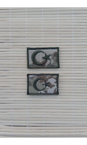 kara kuvvetleri kamuflaj renkli nakis islemeli arma pec patch bayrak