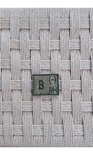 kara kuvvetleri kamuflaj renkli nakis islemeli B rh - kan gruplu pec arma patch