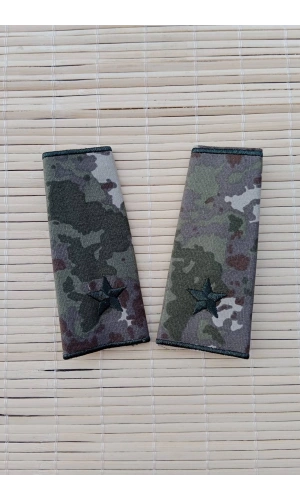 Kara Kuvvetleri Kamuflaj Renkli Tegmen Omuzluk Apolet Rutbe