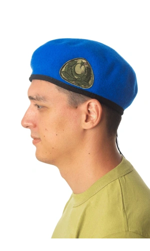 kara kuvvetleri komando mavi renkli kasmir urbam seta kokartli subay yan bere