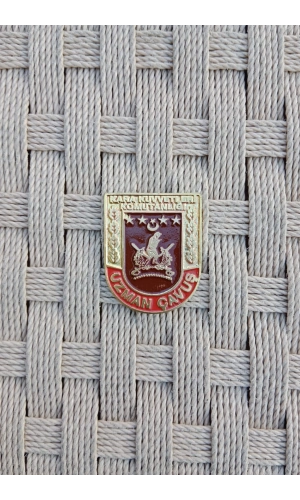 kara kuvvetleri komutanligi uzman cavus yazili amblemli ozel tasarim cuzdan rozeti