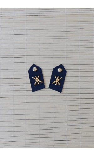 kara kuvvetleri koyu mavi kumas topcu subay harici yaka spoleti