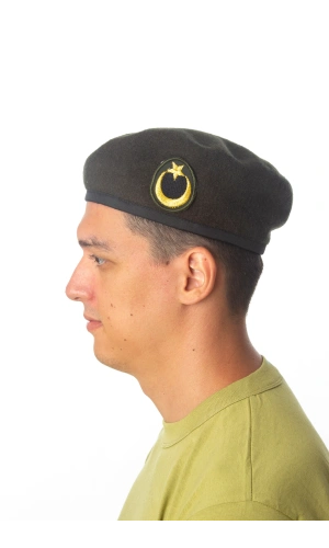 kara kuvvetleri koyu yesil renkli dahili harici seta urbam kasmir astsubay uzman cavus kokartli personel yan kase bere