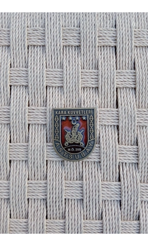 kara kuvvetleri m.o 209 astsubay amblemli ozel tasarim cuzdan rozeti