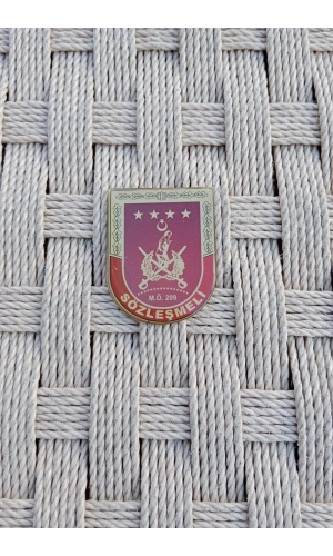 kara kuvvetleri m.o 209 sozlesmeli yazili amblemli ozel tasarim 3d plastik cuzdan rozeti