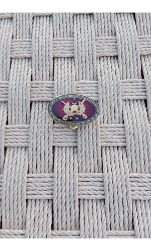 kara kuvvetleri subay kita hizmet harici 2 yildiz metal gogus brove rozet