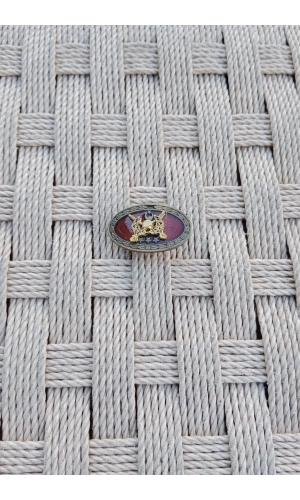 kara kuvvetleri subay kita hizmet harici 3 yildiz metal gogus brove rozet