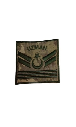 kara kuvvetleri uzman cavus 3 kademe kamuflaj renkli nakis kol rutbe