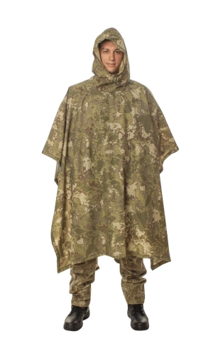 kara kuvvetleri yeni kamuflaj renkli kapusonlu citcitli mumlu hafif su gecirmez yagmurluk askeri panco