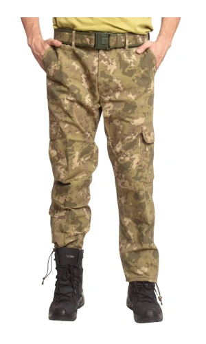 Kara Kuvvetleri Yeni Kamuflaj Renkli Kargo Cepli Airsoft Taktik Pantolon