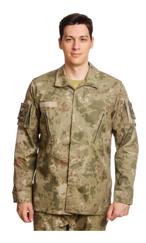 Kara Kuvvetleri Yeni Kamuflaj Renkli Uzun Kollu Taktik Gomlek Long Sleeve Camouflage