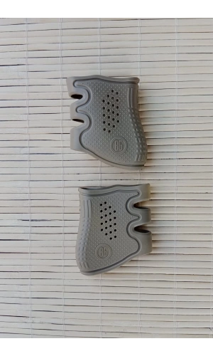 kum beji renkli 9 mm tum silahlara uyumlu black grips silikon silah kabzasi