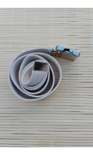 Kum Beji Renkli Metal Beyaz Tokali Deniz Kuvvetleri isbasi Harici Dokuma Kemer