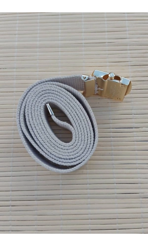 Kum Beji Renkli Metal Sari Tokali Deniz Kuvvetleri isbasi Harici Dokuma Kemer