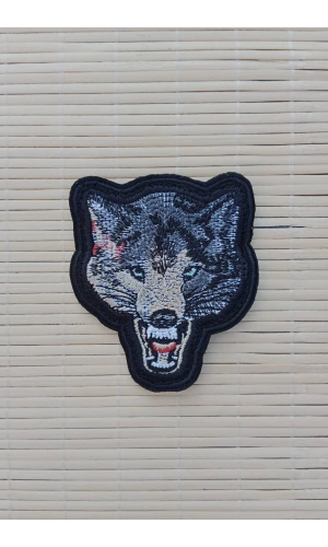 Kurtbasli Nakis islemeli Arma Pec Patch