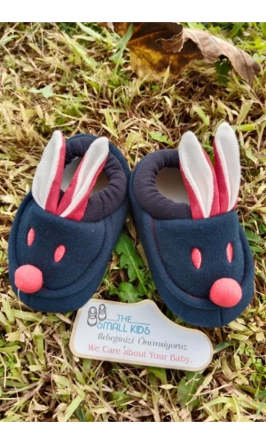 lacivert renkli ici pamuklu bilek kismi lastikli organik ortopedik cocuk bebek ilkadim patik kanvas sneaker casual ayakkabi