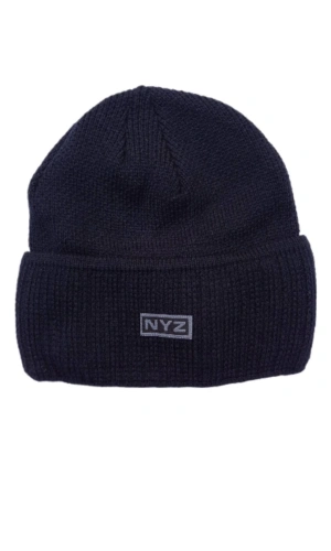 Lacivert renkli katlamali yun bere