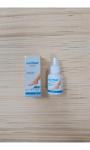 medifoot ayak kokusu ve mantar olusumunu engelleyici hijyen saglayan 60 ml sprey