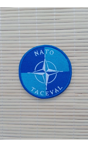 Nato Taceval Yazili Nakis islemeli Arma Pec Patch