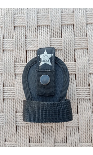 siyah renkli ozel guvenlik cit citli acik kelepce kilifi