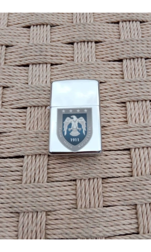 Ozel Tasarim Metal Renkli Hava Kuvvetleri Amblemli Benzinli zippo Cakmak