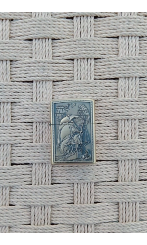 Ozel Tasarim Sari renkli Dunya Haritali Savas Gemili kabartmali zippo Cakmak