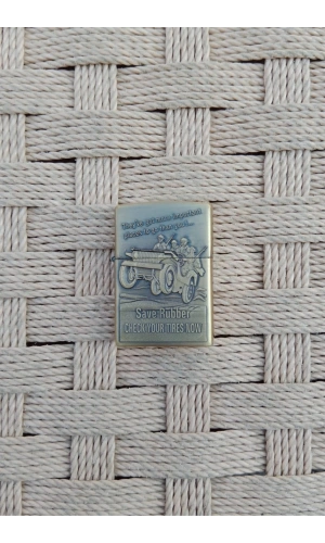 Ozel Tasarim Sari renkli save rubber yazili kabartmali zippo Cakmak