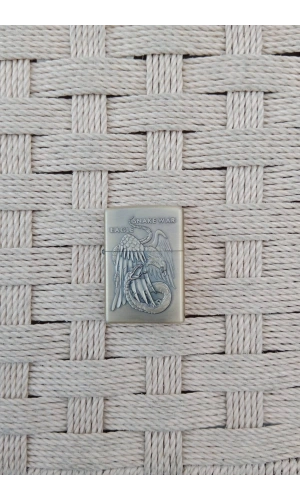 Ozel Tasarim Sari renkli Snake war eagle Yazili kabartmali zippo Cakmak