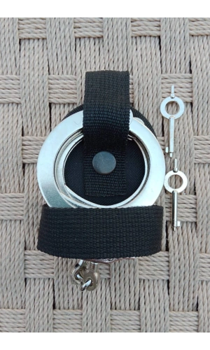 paslanmaz celik ozel guvenlik jandarma masolet kelepce ve cit citli acik kelepce kilifi