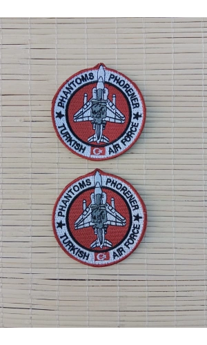 phantoms phorener turkish air force nakis islemeli arma pec patch