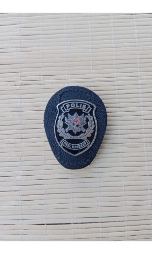 Polis Ozel Harekat hakiki deri masali kemer rozeti