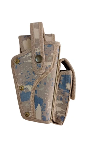 Sag El Hava Kuvvetleri Kamuflaj Renkli sarjorluklu tek Emniyetli Airsoft Palaskaya Kemere Gecirmeli Sallama Silah Kilifi