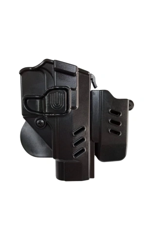 Sag El Siyah Renkli P8 L Black Grips Polimer Silah Kilifi ve Tekli Sarjor Kilifi