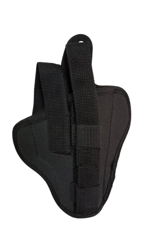 sag el siyah renkli cift emniyetli tam kelebek airsoft palaskaya kemere gecirmeli impertex silah kilifi