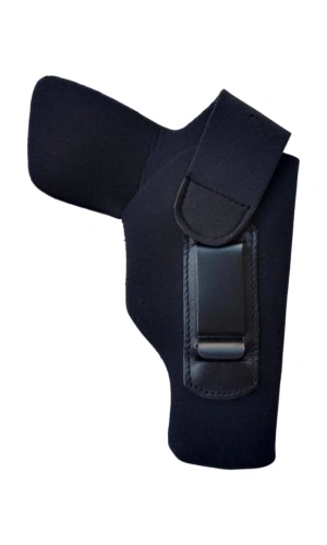 Sag El Siyah Renkli Dalgic Kumas Masali Kulakli ic Tasima Airsoft Silah Kilif